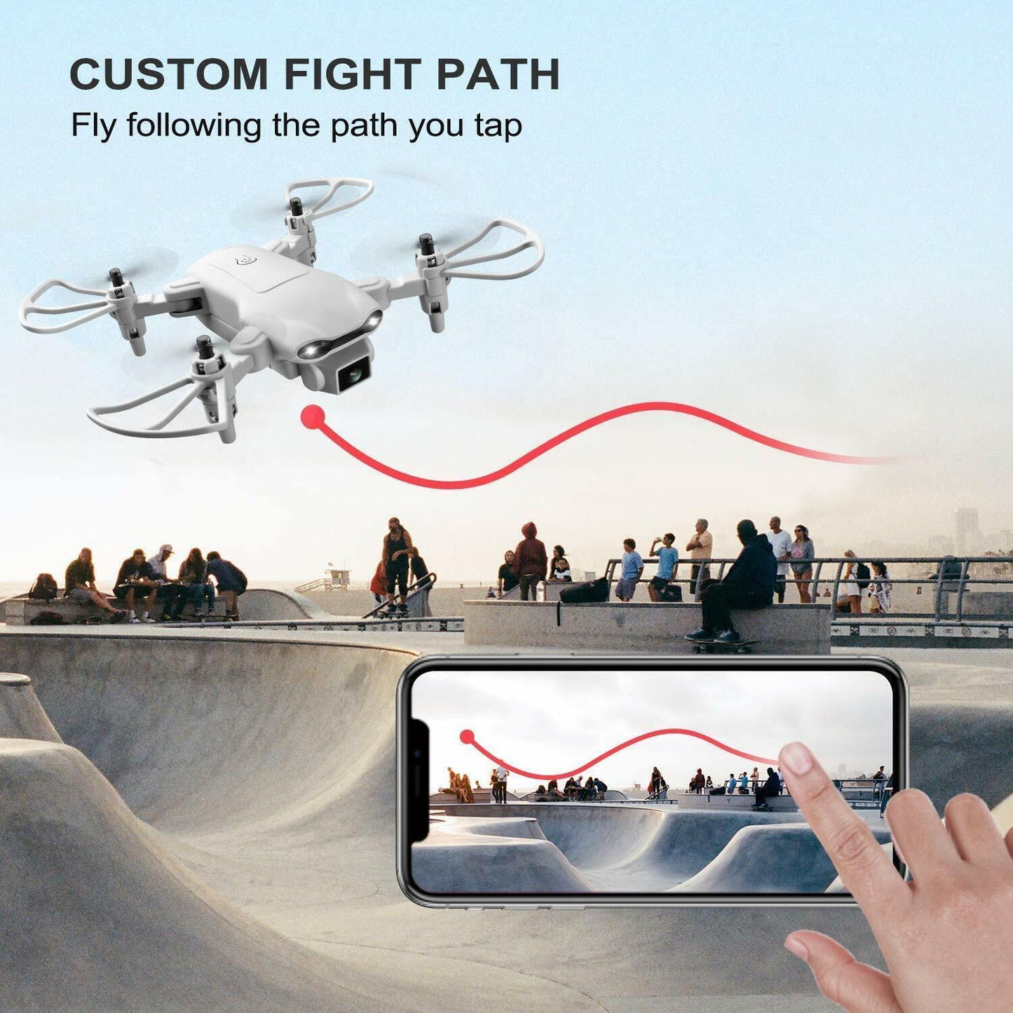 4D V9 Mini Drone With Camera For Kids, Remote Control Toys Gifts For Boys Girls