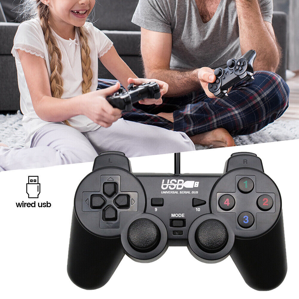 USB Wired Game Controller Gamepad Joystick Joypad For Laptop PC Computer Gaming